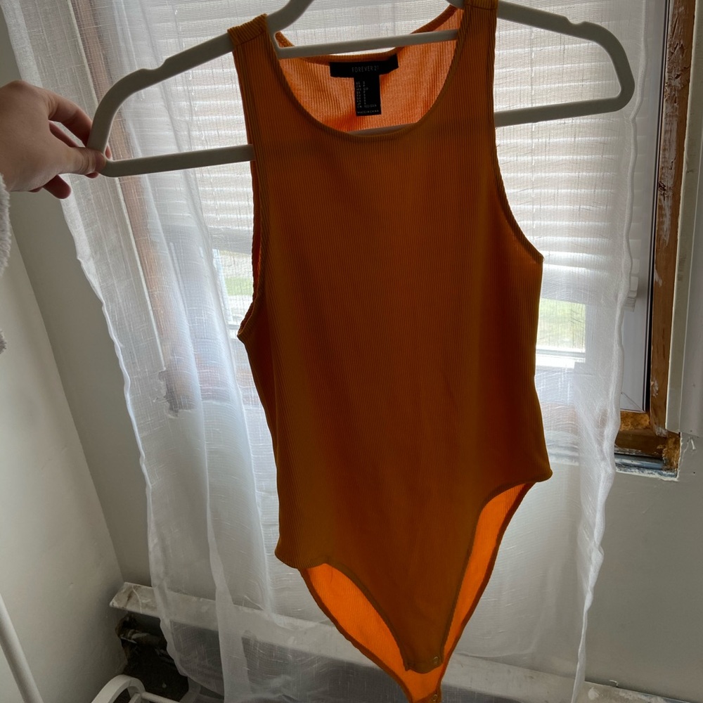 Yellow body suit